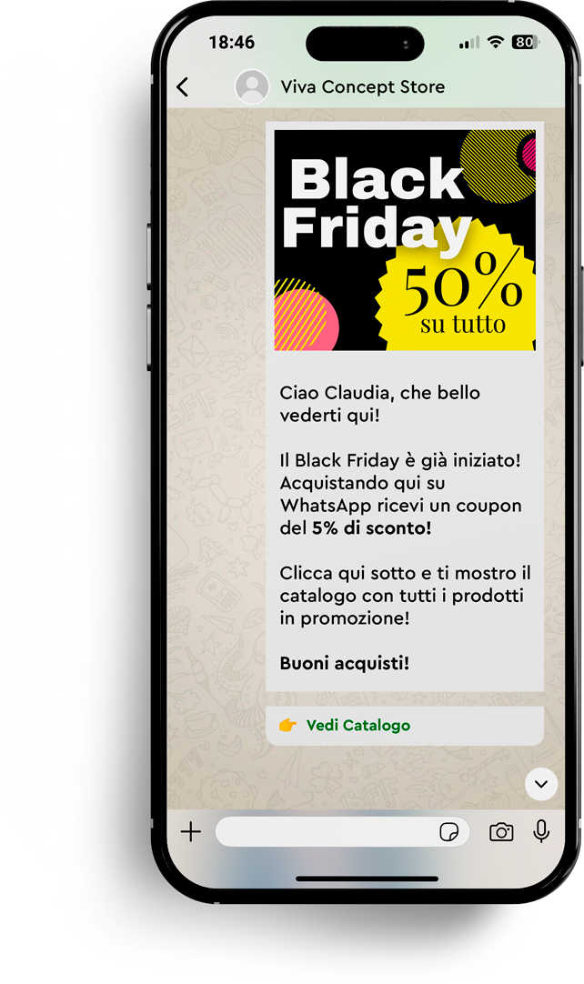 Imagem do catálogo de promoções com ofertas personalizadas via VoxMe
